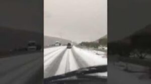 تساقطات ثلجية في لوطوروت بين أكادير ومراكش