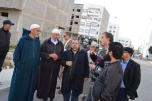 أعضاء بالمجلس الجماعي لأكادير في زيارة تواصلية وتشخيصية لوضعية البنية التحتية بحي تيليلا