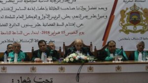 جرد حصيلة النشاط القضائي بمحكمة الاستئناف بأكادير والمحاكم الابتدائية التابعة لها خلال سنة 2017