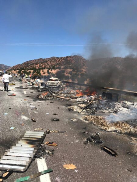 أكادير:الموت يتربص بمستعملي الطريق بمنحدر أمسكروض، وشركة الطرق السيارة في قفص الاتهام