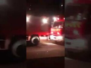 النيران تلتهم شاحنة ضخمة بالطريق السيار أكادير مراكش