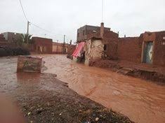 تارودانت مهددة بالغرق بسبب الفيضانات، والسكان يعيشون حالة من الذعر والخوف بسبب غزارة التساقطات المطرية