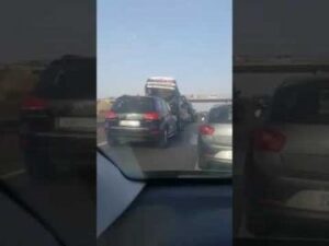 حادثة سير خطيرة بالطريق السيار