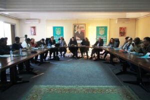 أكادير: منظمو المعرض المهني لحرف البناء والتجهيز (Bat Equip)،يستعرضون حيثيات تنظيم النسخة الثانية من المعرض خلال ندوة صحفية.