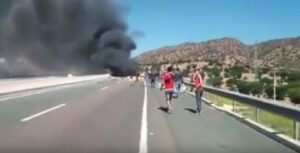 فيديو آخر للحادث المروع بطريق اكادير