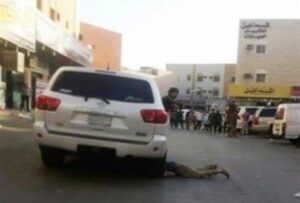 بعد “مشرمل زوجته بالدشيرة”:رجل يدهس زوجته بسيارته بنية قتلها