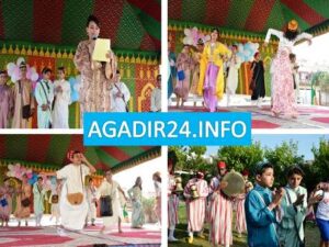 تلاميذ مؤسسة منيب الخاصة بأكادير يبدعون لوحات فنية رائعة جسدت تقاليد الأعراس المغربية من كل الجهات (+فيديو و صور).