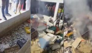 بمبرر المقاطعة ..مواطنون يتلفون السمك ويحرقون صناديقه