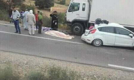 مصرع عسكريين ووالدتهما في حادثة سير مروعة بكلميم مصرع عسكريين ووالدتهما في حادثة سير مروعة بكلميم