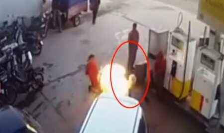 صادم بأكادير: شاب يقدم على محاولة انتحار فاشلة، بعدما حاول إضرام النار في محطة للوقود.