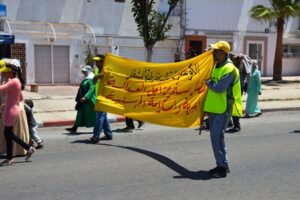 +صور: الطبقة العمالية تحتفل بعيدها الأممي بأكادير في أجواء طبعها الفتور و قلة الحماس، مقابل الحضور البارز لموضوع المقاطعة.