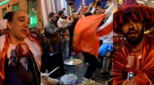 بالفيديو:إحتفالات مشتركة بين المغاربة والإيرانيين بروسيا قبيل مباراة البلدين