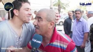 فرحة هستيرية لمواطن مغربي بعد فوز روسيا على السعودية