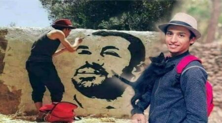بالصورة:الدرك الملكي يعتقل شابا من سوس رسم صورة حائطية للزفزافي، وحقوقيون يستنكرون بشدة الواقعة