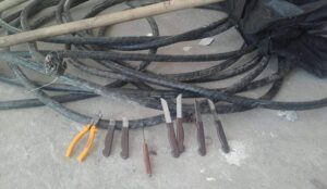 بالصور:بعد مطاردة مثيرة..القبض على عصابة مختصصة في سرقة « الكابلات »