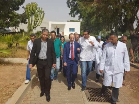 بالصور:وزير الصحة يتفقد مستشفى الحسن الثاني بأكادير، ويدشن قسم الطب الذي يضم 10 تخصصات بتارودانت