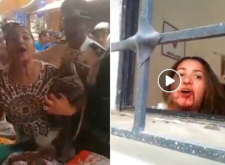 (+فيديو صادم)"كوميسير" يعنف سيدة و يدمي وجهها يهز الفايسبوك و مواطنون يطالبون الحموشي بالتدخل