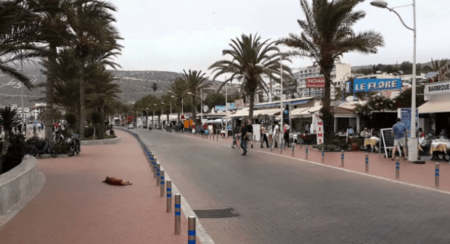 حرب التحرير تنطلق بكورنيش أكادير....
