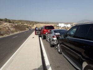 +صور:موكب والي سوس يتعرض لحادثة سير بتغازوت يخلف خسائر فادحة.. وهذه هي التفاصيل