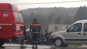 إصابات وجرحى في حادثة سير خطيرة بطريق الموت بأكادير