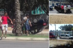 “قائد” ينجو من موت محقق في حادثة سير غريبة، والوالي يتنقل إلى موقع الحادث