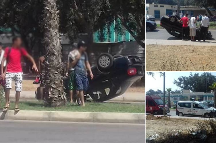 “قائد” ينجو من موت محقق في حادثة سير غريبة، والوالي يتنقل إلى موقع الحادث