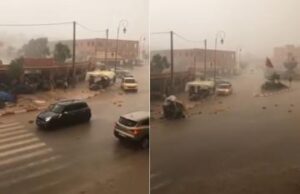 هكذا أغرقت الأمطار العاصفية قلعة مكونة…