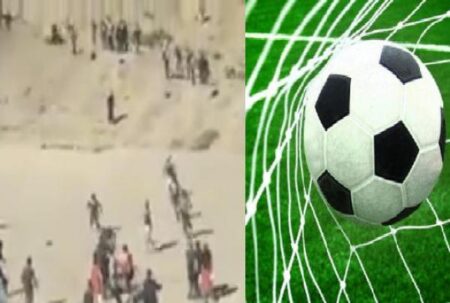 +فيديو: "المستديرة المجنونة" تشعل نار الفتنة بين شباب قبيلتين.