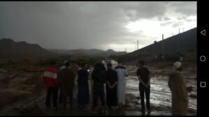 (+فيديو)أمطار غزيرة تتسبب في فيضانات جارفة بتارودانت