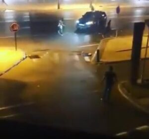 “قربالة” في الكورنيش في مشاهد أشبه بالافلام الهوليودية (فيديو)