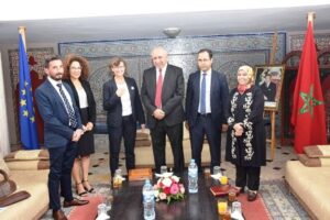 سفيرة الاتحاد الاوروبي بالمغرب في ضيافة رئيس المجلس البلدي لأكادير.