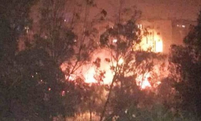 فيديو الحريق المهول الذي اندلع بحي الشرف بأكادير