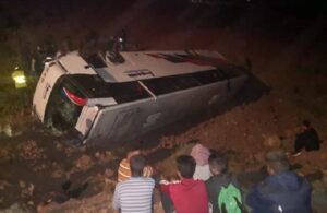 بالصور:مصرع متزوجة و إصابة العشراب في انقلاب خطير لحافلة في الطريق الرابطة بين أكادير و الراشدية