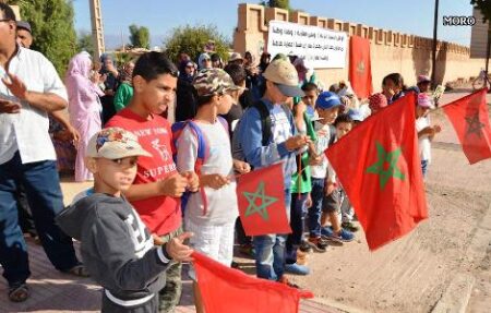 تارودانت: إفراغ أسرة من عقار في ملكية الأمير هشام يخرج العشرات من المواطنين للإحتجاج.