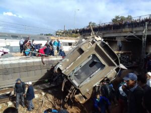 الكشف عن حصيلة جديدة لفاجعة القطار السريع، والوكيل العام للملك يدخل على خط القضية.