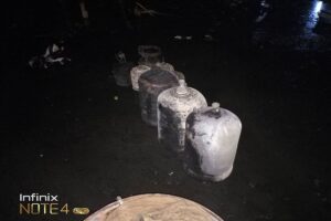 بالصور:حريق جديد بمخيم الأفارقة قرب المحطة الطرقية، و مصنع سري لتقطير « الماحيا » سبب الكارثة