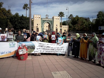 أموات يبعثون من قبورهم للإحتجاج بتارودانت