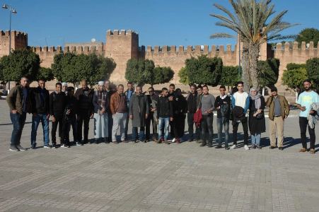 طلبة ماستر تاريخ الجنوب المغربي في ضيافة الإمام علي بتارودانت أكادير24 Agadir24