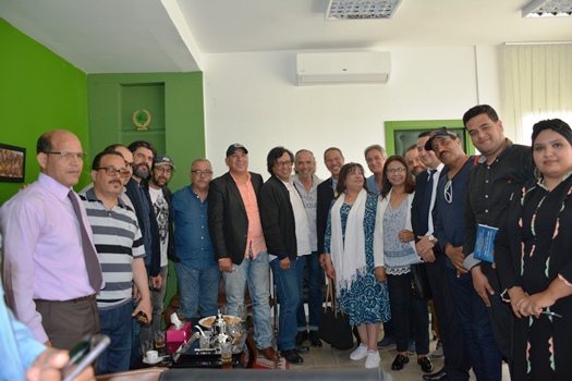 نجوم الفن السابع يعرضون تجاربهم على طلبة كلية اللغات والفنون بأيت ملول على هامش مهرجان سوس الدولي للفيلم القصير