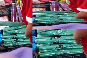 حقيقة عرض أكياس العيد مهداة من مؤسسات عمومية لجماعة أكادير في أسواق المدينة. 4 أكياس العيد
