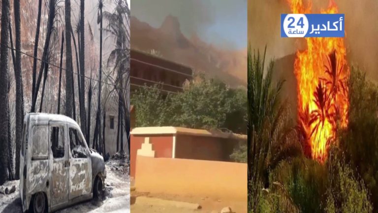 + فيديو مؤثر: مواطن يوثق لحظات الرعب والذعر التي عاشتها ساكنة واحة أيت منصور بتافراوت.