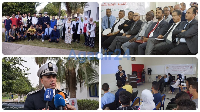 بالفيديو و الصور :أكادير .. افتتاح النسخة الثامنة من الحملة التحسيسية للأمن الوطني بالوسط المدرسي