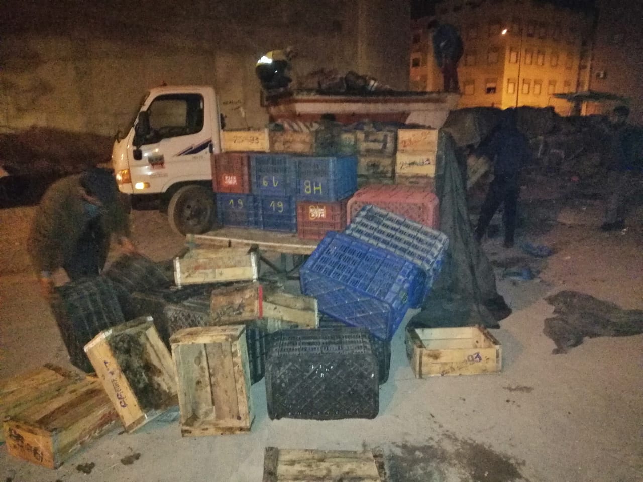 حملة لتحرير الملك العام بأولاد تايمة تفضي إلى حجز العشرات من العربات المجرورة