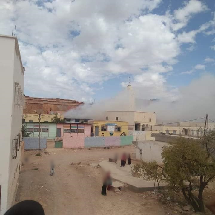 حريق منزل 1