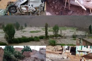 فيضانات و عواصف قوية تخلف خسائر فادحة بين تدمير المنازل و إهلاك الحرث و الماشية وسط دعر الساكنة. 5 منطقة تمتتوشت بجماعة أيت هاني بتنغير 7