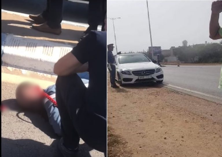 وفاة دركي، و إرسال رفيقته بين الحياة والموت إلى المستعجلات في حادث انقلاب مروع لسيارة من أعلى منحدر جبلي.