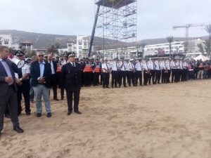 حفل التسامح يستنفر الأجهزة الأمنية بشاطئ أكادير.