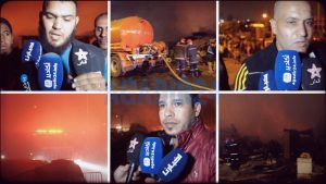 مستجدات حريق سوق أكادير: خسائر بالملايين، و اغماءات التجار، و اعتقال مشتبه فيه. (+فيديو)