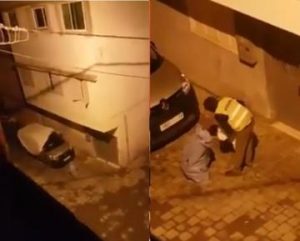 الكاميرا تطيح بلص تقمص شخصية حارس ليلي..