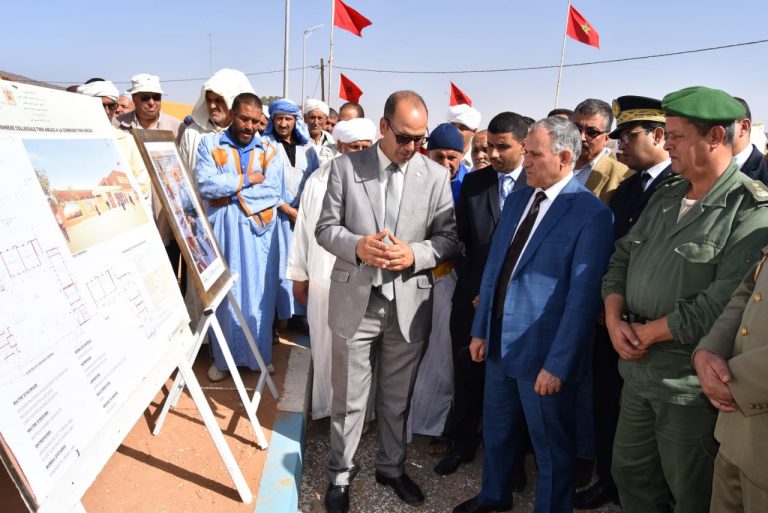 عامل إقليم سيدي إفني يدشن ثانوية إعدادية بجماعة إثنين أملو